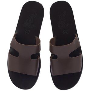 Ancient Greek Sandals Apteros Machetta All T-Moro Size 8 Mens Sandals Shoes